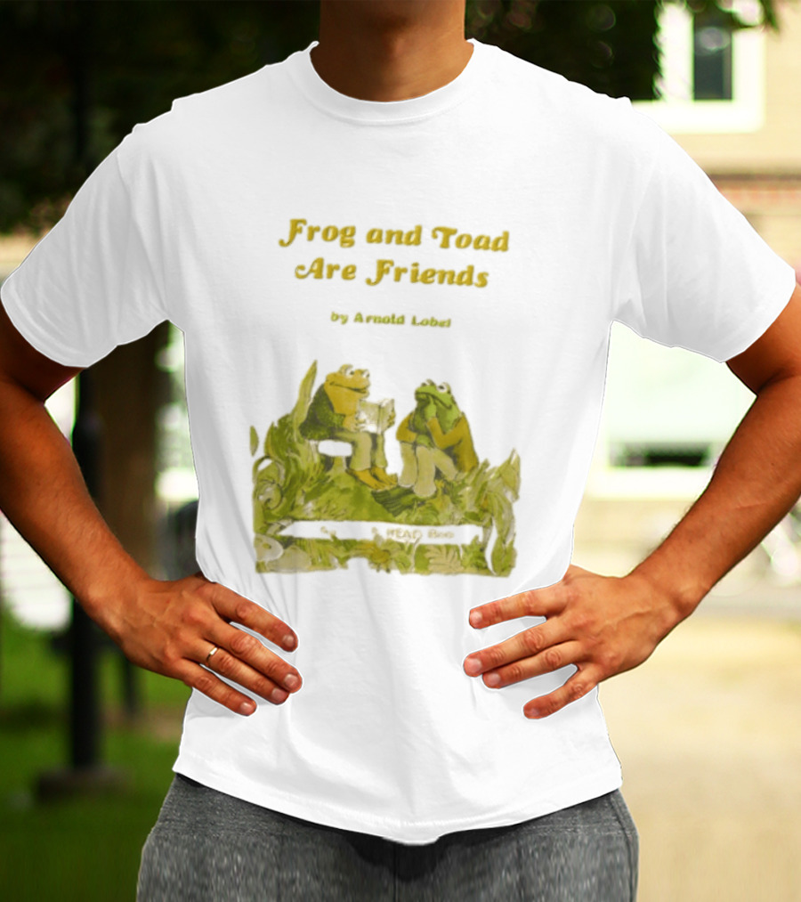 Frog And Toad Are Friends By Arnold Lobel Book Cover T-Shirt