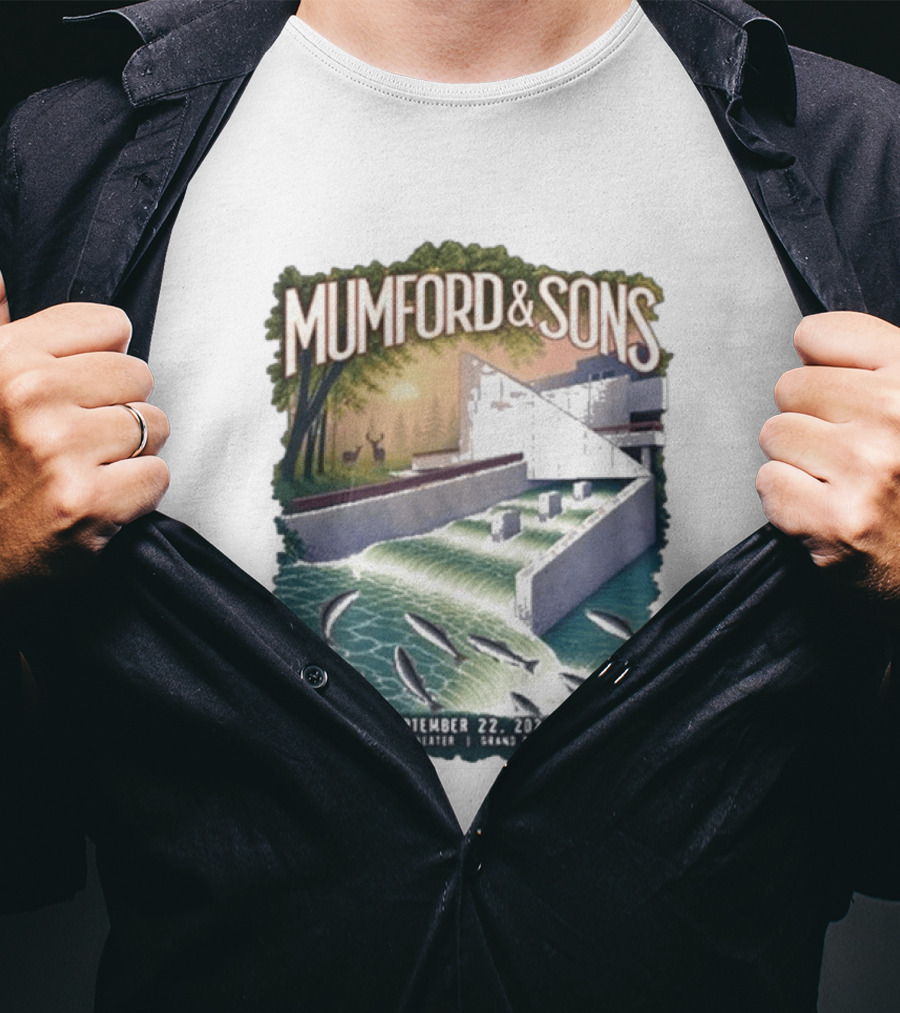 Mumford & Sons September 22 2026 Grand Rapids Michigan Acrisure Amphitheater T-Shirt