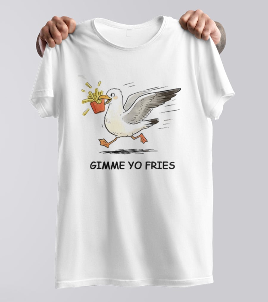 Seagull Gimme Yo Fries Speedy Snack Chase T-Shirt
