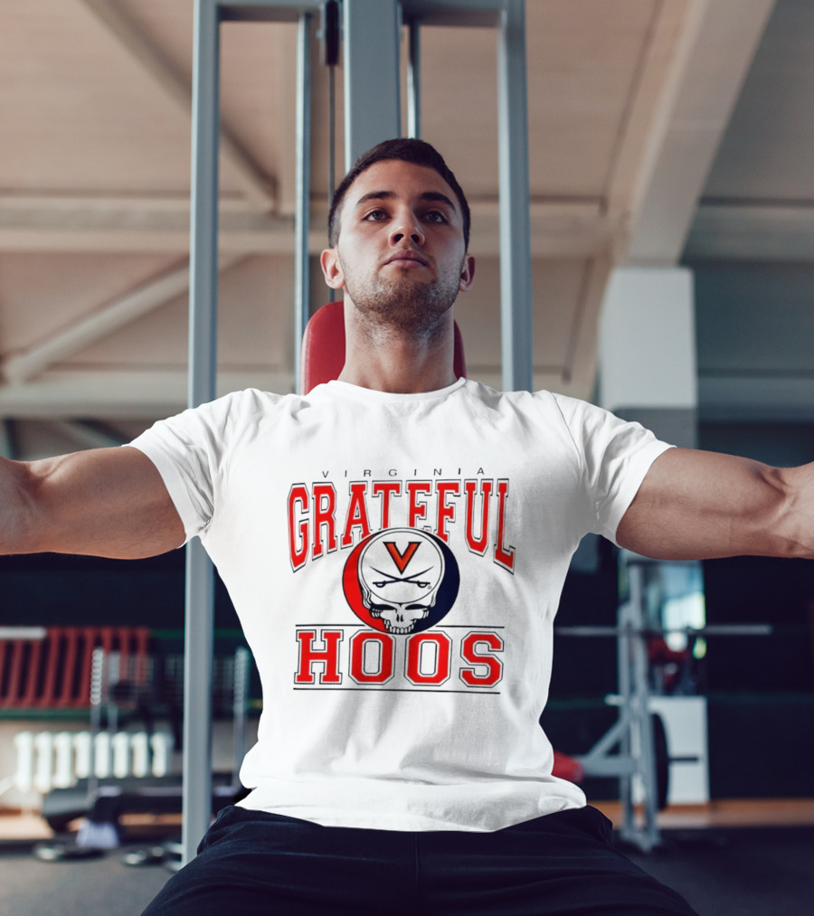 Virginia Grateful Hoos Logo UVA College Sports T-Shirt