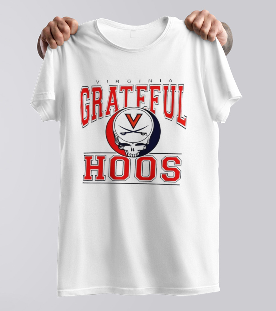 Virginia Grateful Hoos Logo UVA College Sports T-Shirt