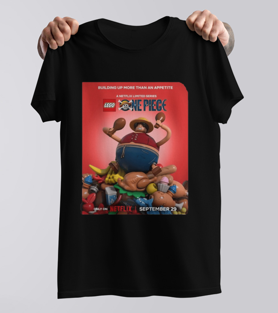 LEGO One Piece Building Up More Than An Appetite A Netflix Limited Series September 29 T-Shirt