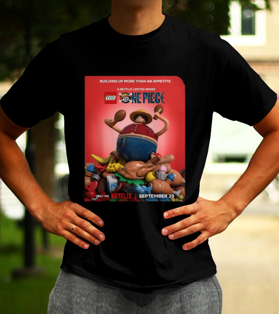 LEGO One Piece Building Up More Than An Appetite A Netflix Limited Series September 29 T-Shirt
