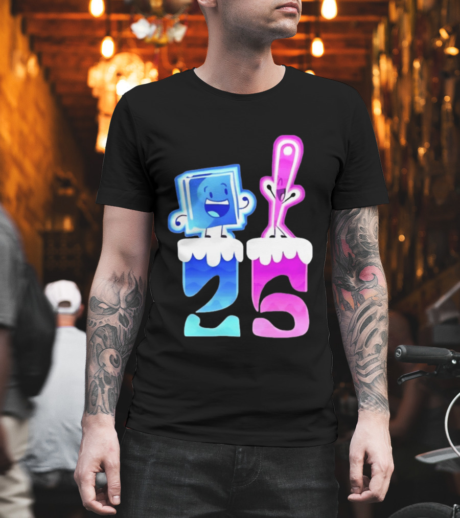 Ice Cube And Needle Battle For Dream Island 25 T-Shirt