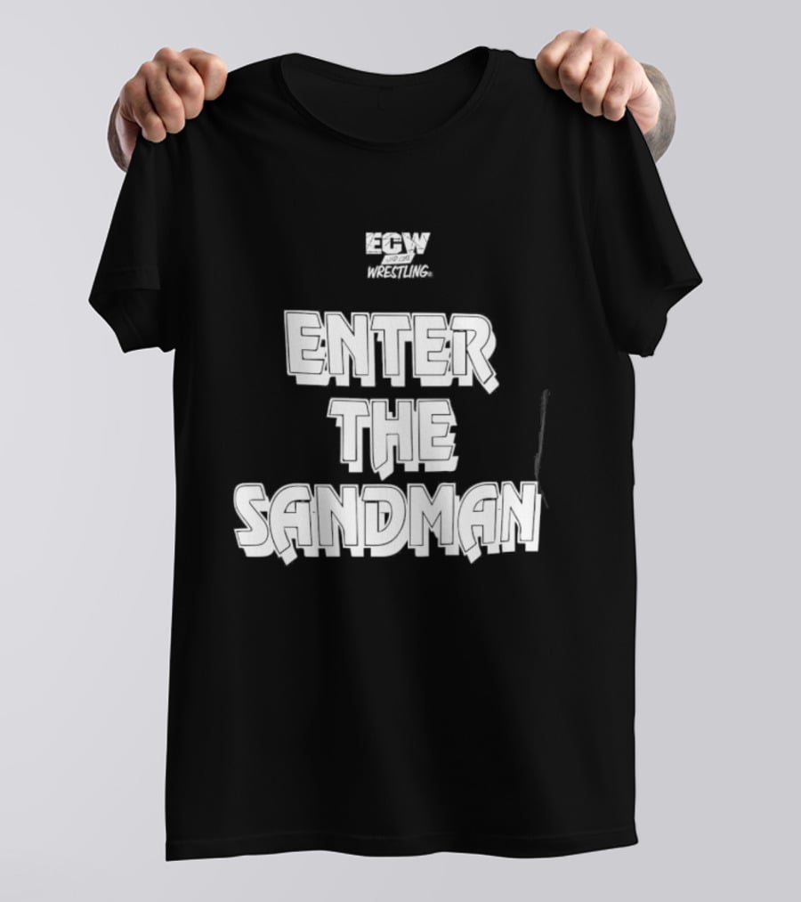ECW Enter The Sandman Hardcore Wrestling T-Shirt