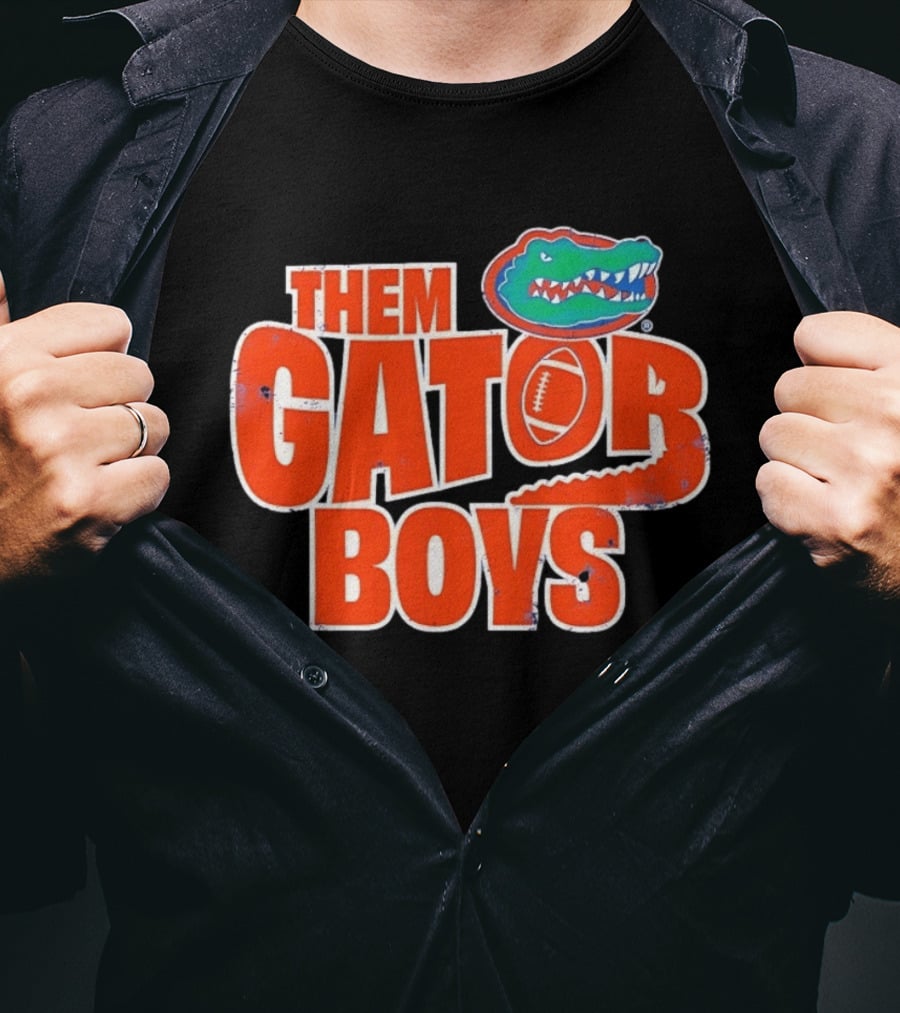 Them Gator Boys Florida Gators Football Distressed T-Shirt