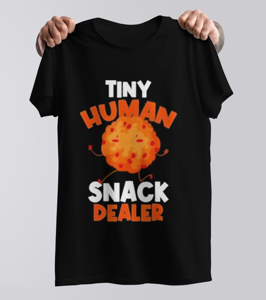 Tiny Human Snack Dealer Cookie Cute Fun Baby Outfit T-Shirt