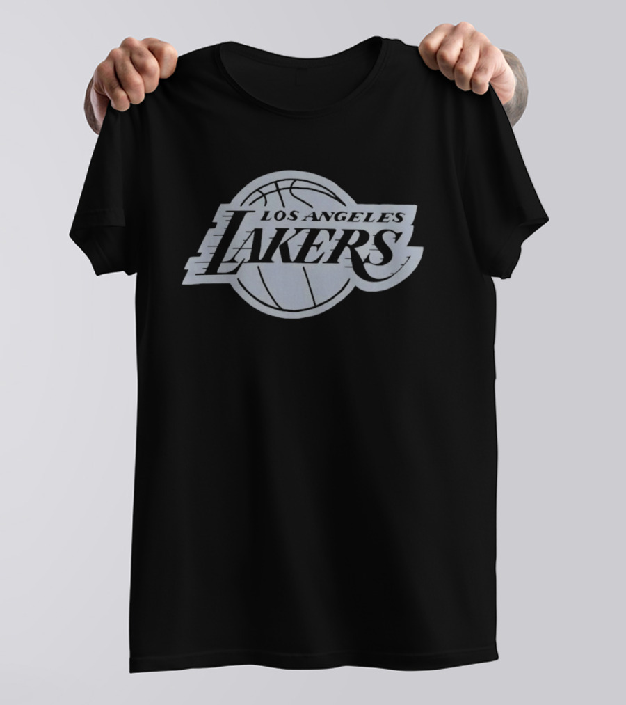 Los Angeles Lakers NBA Basketball Team Black T-Shirt