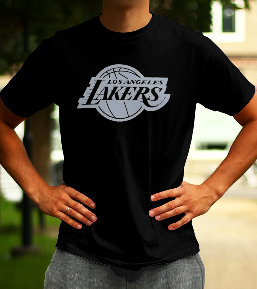Los Angeles Lakers NBA Basketball Team Black T-Shirt