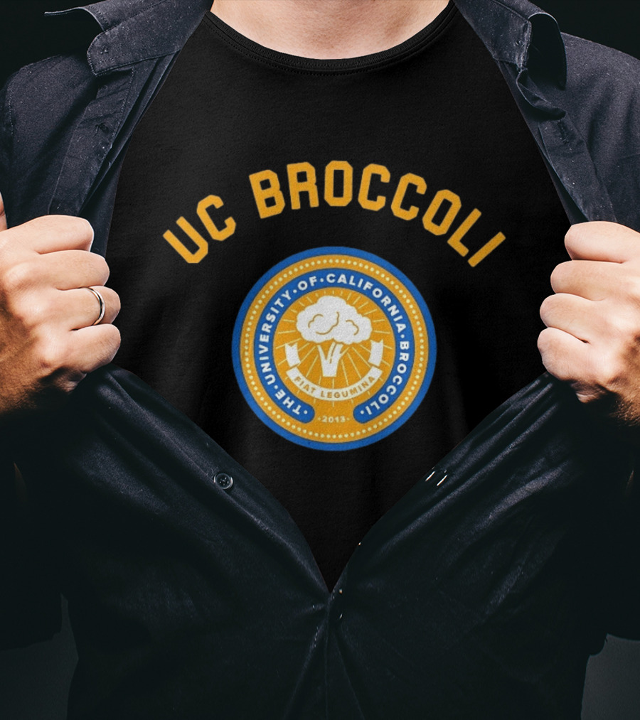 UC Broccoli The University Of California Broccoli Fiat Legumina 2013 Seal T-Shirt