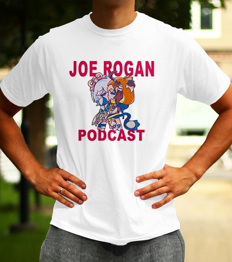 Joe Rogan Podcast Chibi Anime Manga T-Shirt