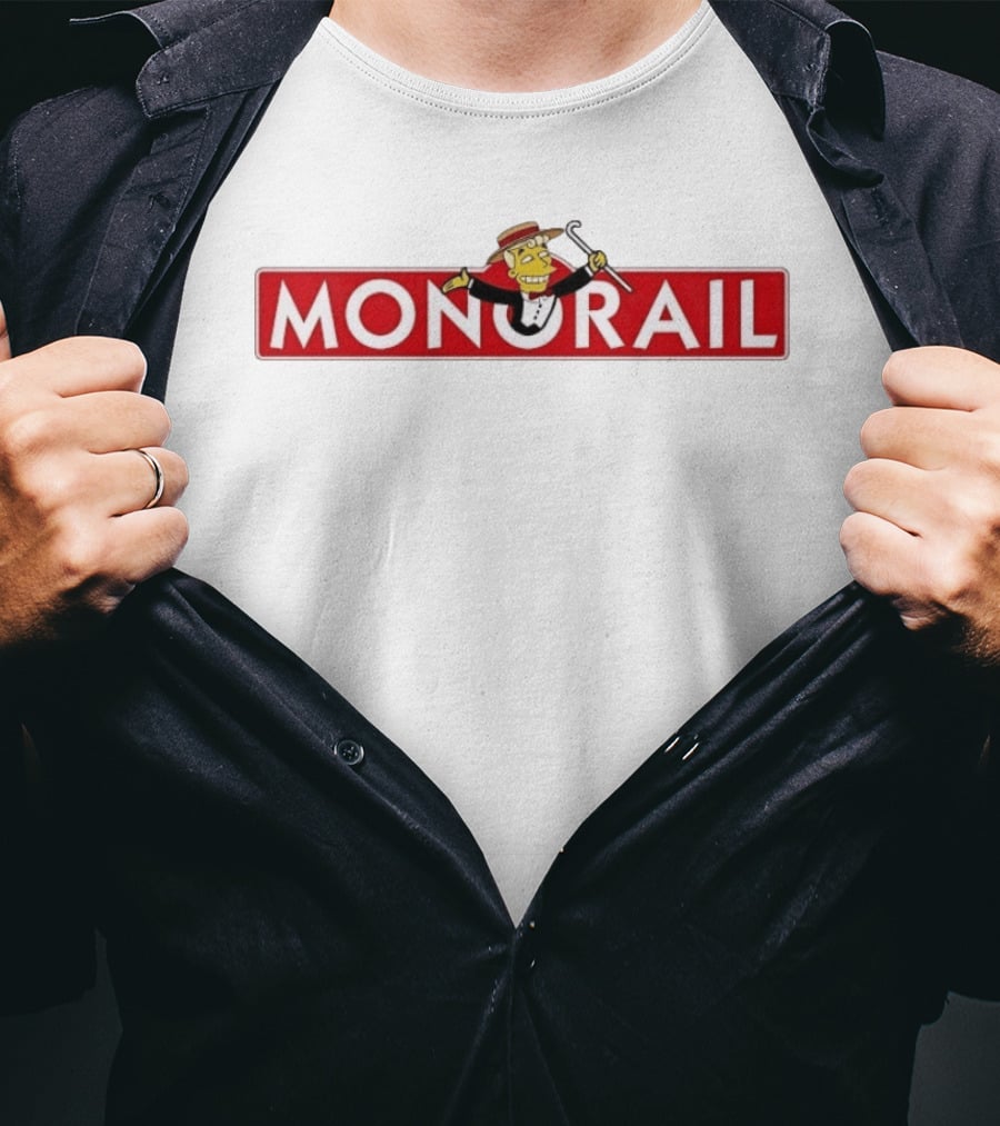 Lyle Lanley Monorail The Simpsons Springfield T-Shirt
