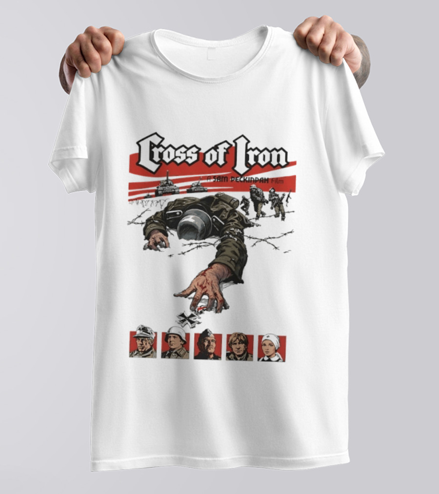 Cross Of Iron Sam Peckinpah Film War Movie Artillery Soldiers Portraits T-Shirt