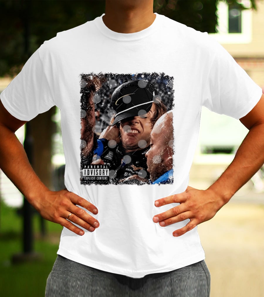 NASCAR Cup Series Racing Parental Advisory Explicit Content Victory Celebration T-Shirt