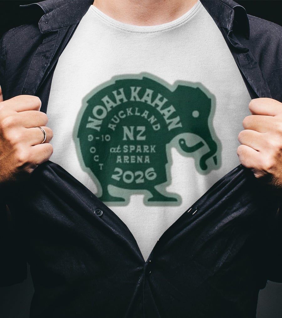 Noah Kahan Auckland NZ October 9 10 2026 Spark Arena Event T-Shirt
