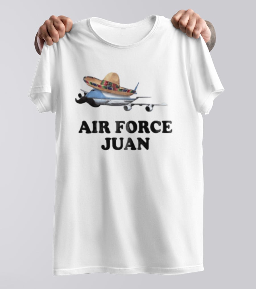 Phantoms Coby San Juan Airplane Sombrero Mustache Air Force Juan T-Shirt