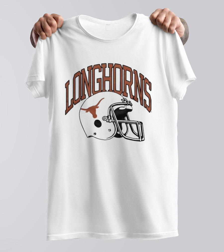 Texas Longhorns Football Helmet Longhorns T-Shirt