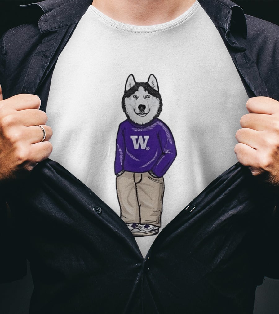 University Of Washington Husky Streetwear Boy UW W T-Shirt