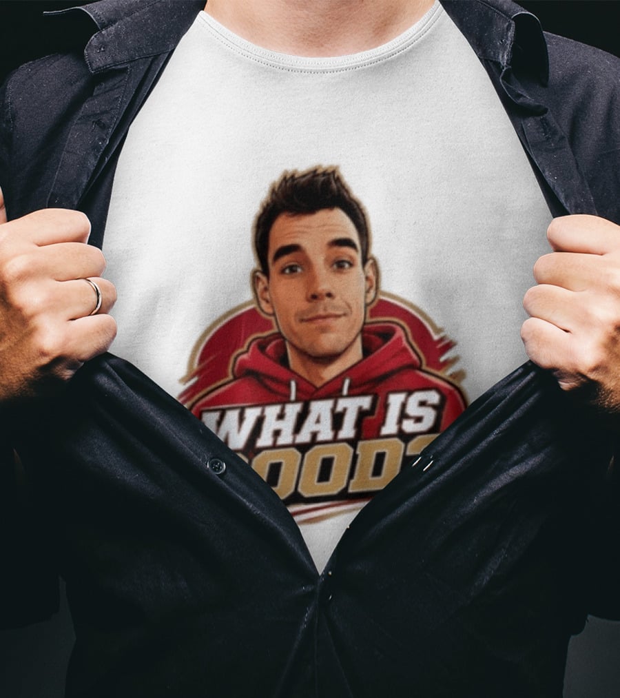 What Is Good The Gold Standard Podcast Network Cartoon T-Shirt