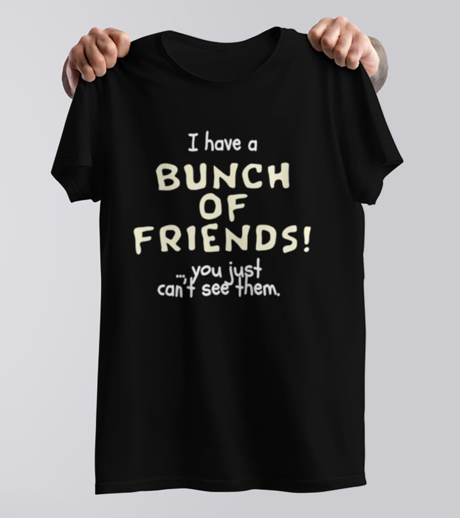I Have A Bunch Of Friends You Just Can't See Them T-Shirt