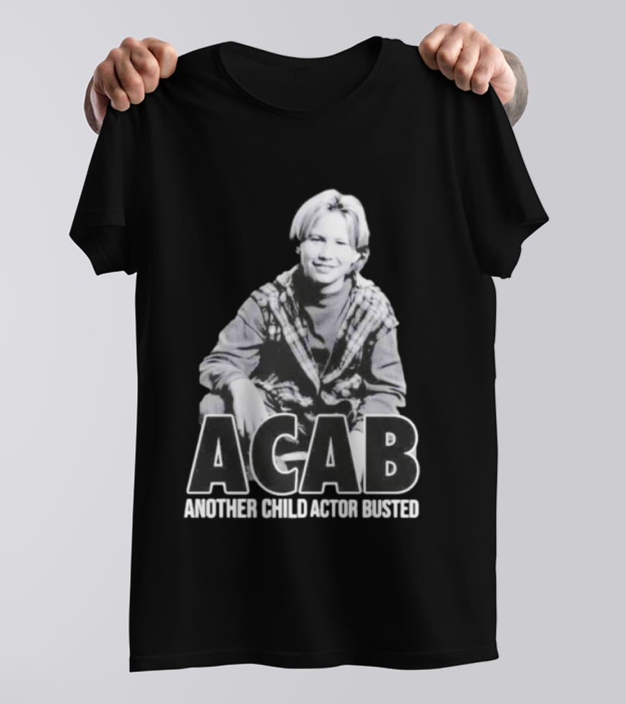 Jonathan Taylor Thomas ACAB Another Child Actor Busted T-Shirt