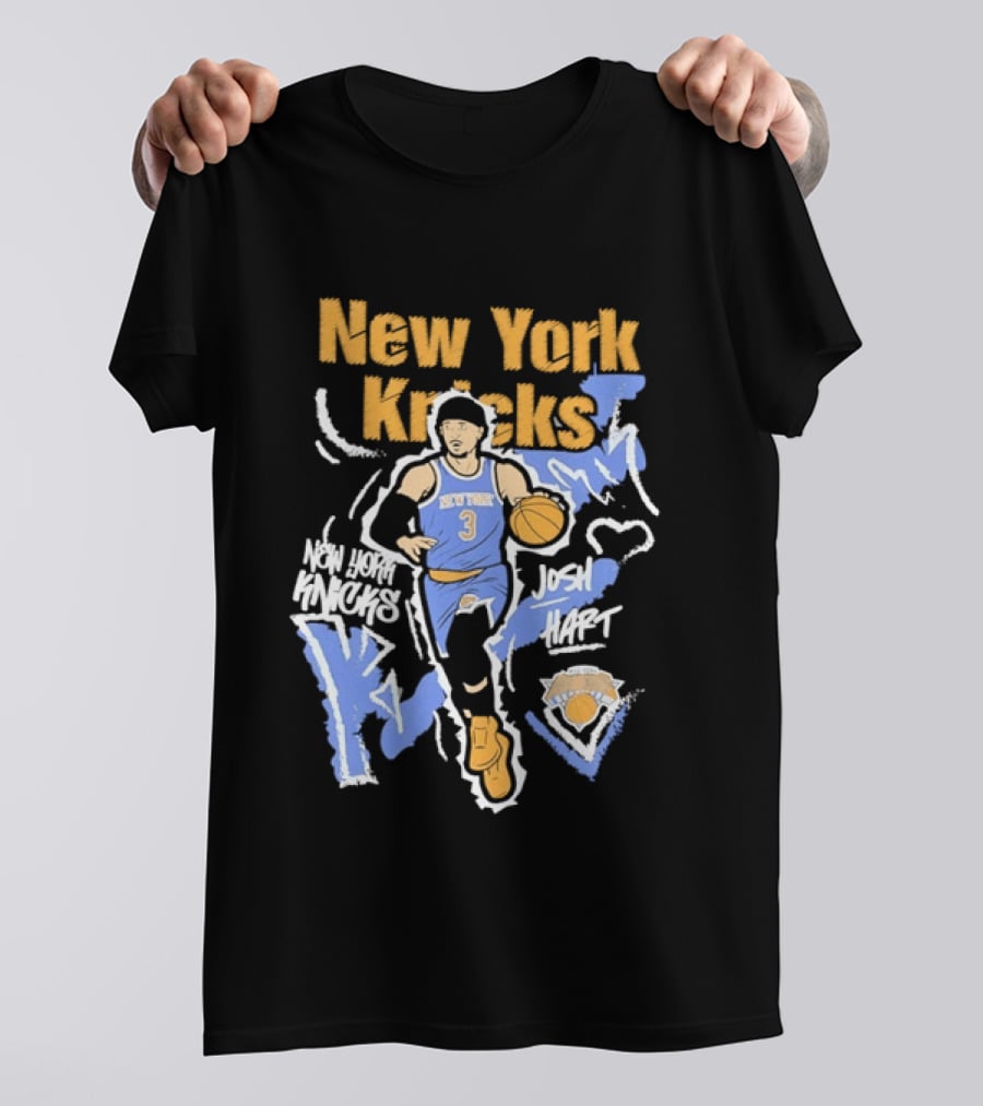 New York Knicks Josh Hart 3 NBA Basketball Player T-Shirt