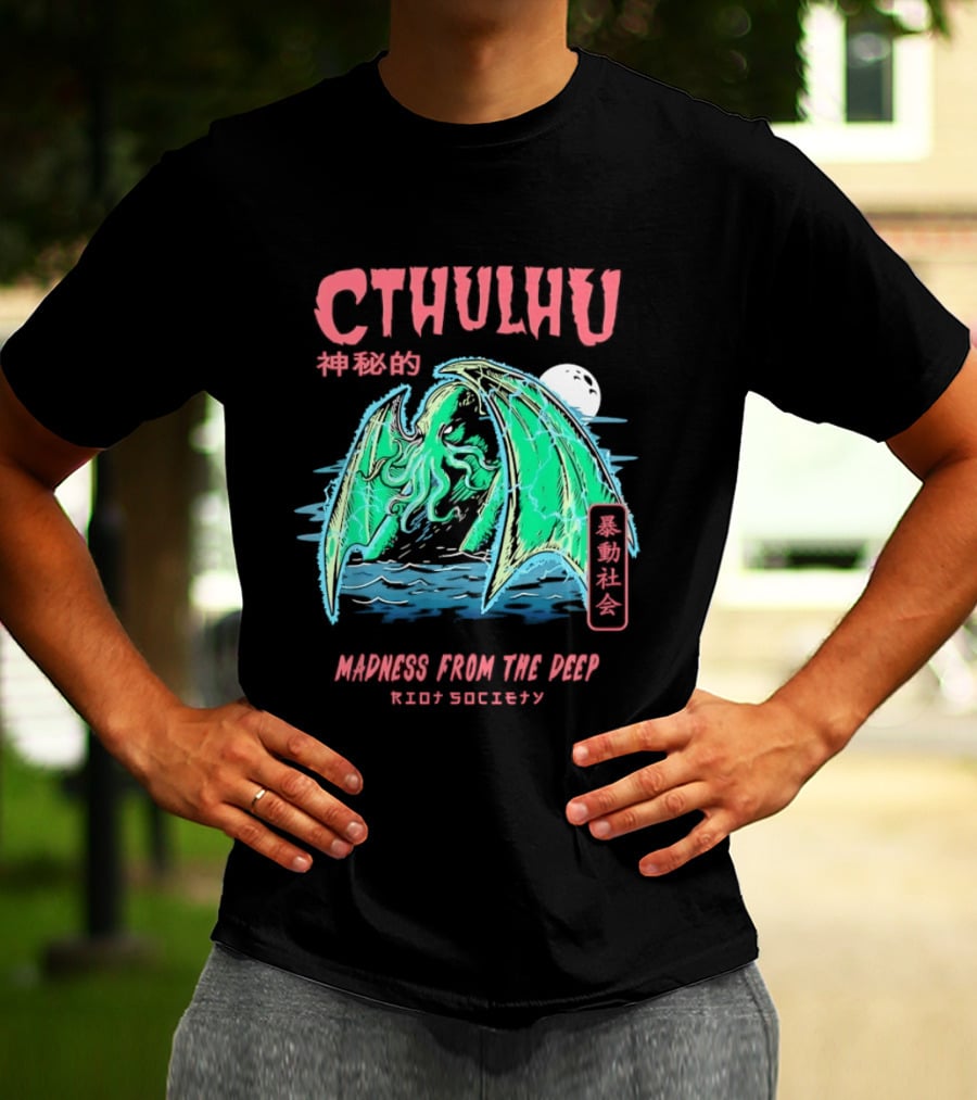 Cthulhu Madness From The Deep Riot Society T-Shirt