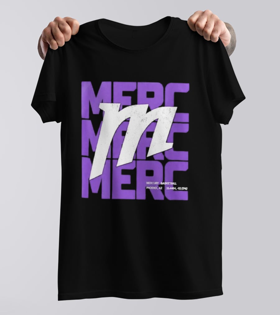Phoenix Mercury X Factor MERC Basketball Team WNBA Arizona T-Shirt