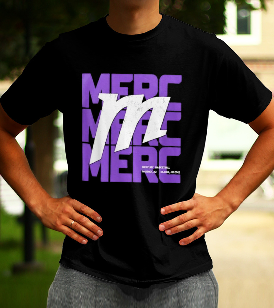 Phoenix Mercury X Factor MERC Basketball Team WNBA Arizona T-Shirt