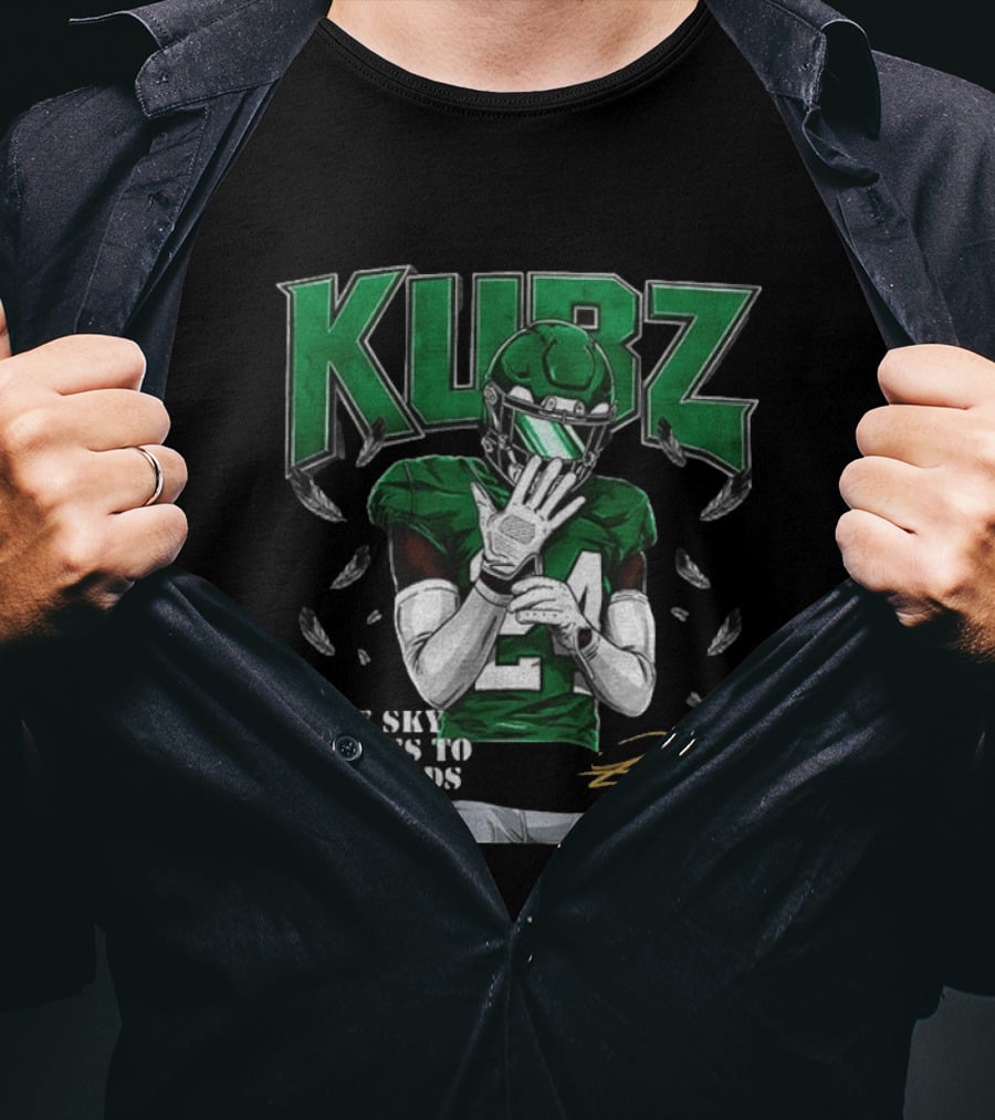 Kubz The Sky Belongs To The Birds 24 Philly Football Inspiring Fans T-Shirt
