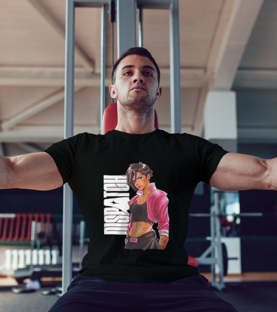 Dispatch Anime Girl Urban Style Two Sided T-Shirt