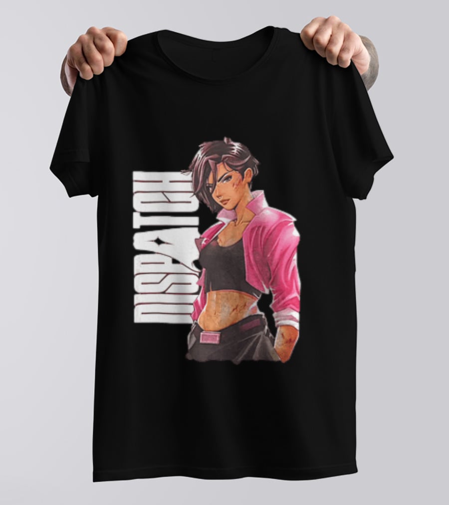 Dispatch Anime Girl Urban Style Two Sided T-Shirt