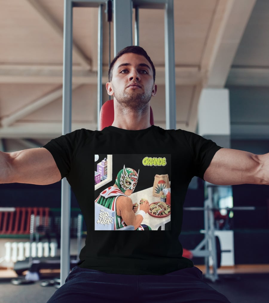 El Grande America Tacos Wrestling Luchador Comic T-Shirt