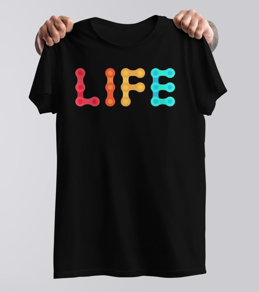 Life Bicycle Chain Cycling Bike Parts T-Shirt