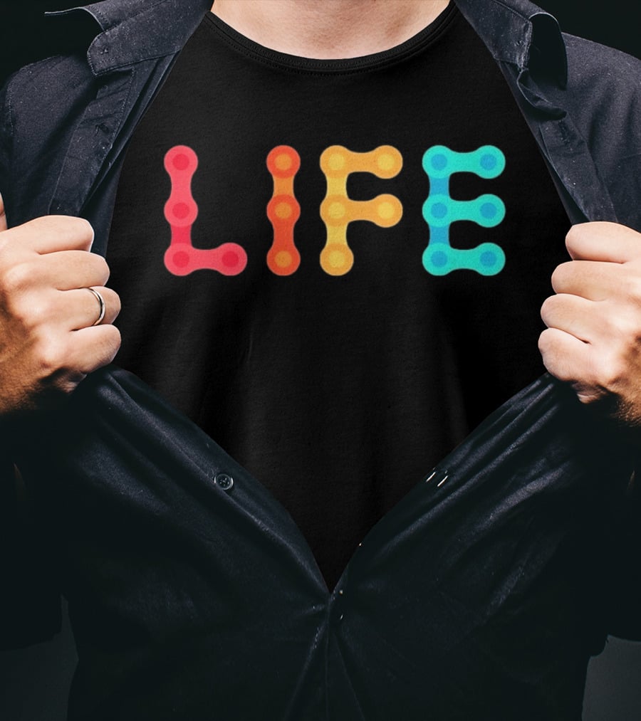Life Bicycle Chain Cycling Bike Parts T-Shirt