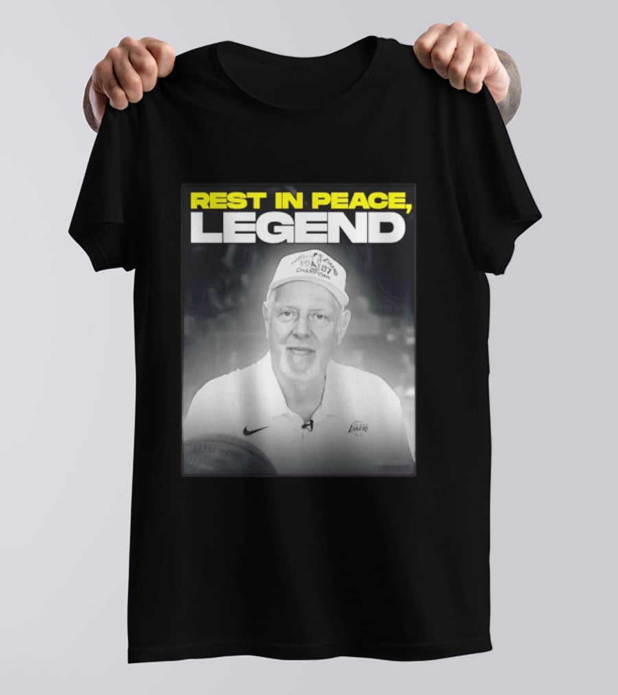 Rest In Peace Legend 1959 Champions Voice Of The Los Angeles Lakers T-Shirt