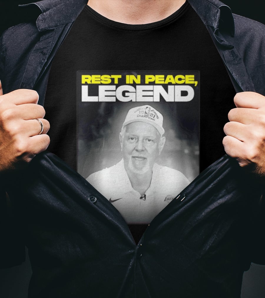 Rest In Peace Legend 1959 Champions Voice Of The Los Angeles Lakers T-Shirt