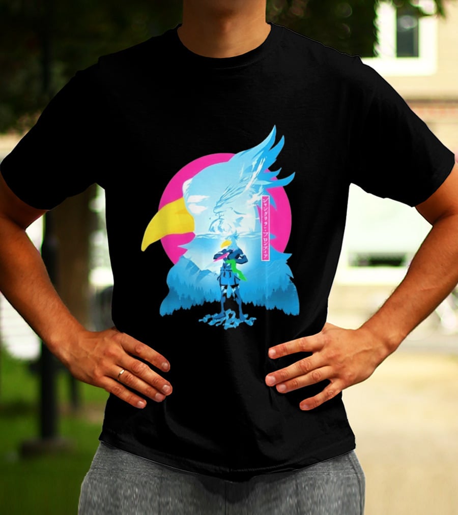 Shangri La Frontier Sunraku Eagle Art Gaming Manga Fantasy T-Shirt