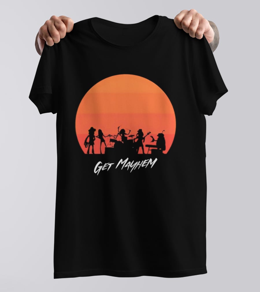 Get Mayhem Band Sunset Concert T-Shirt