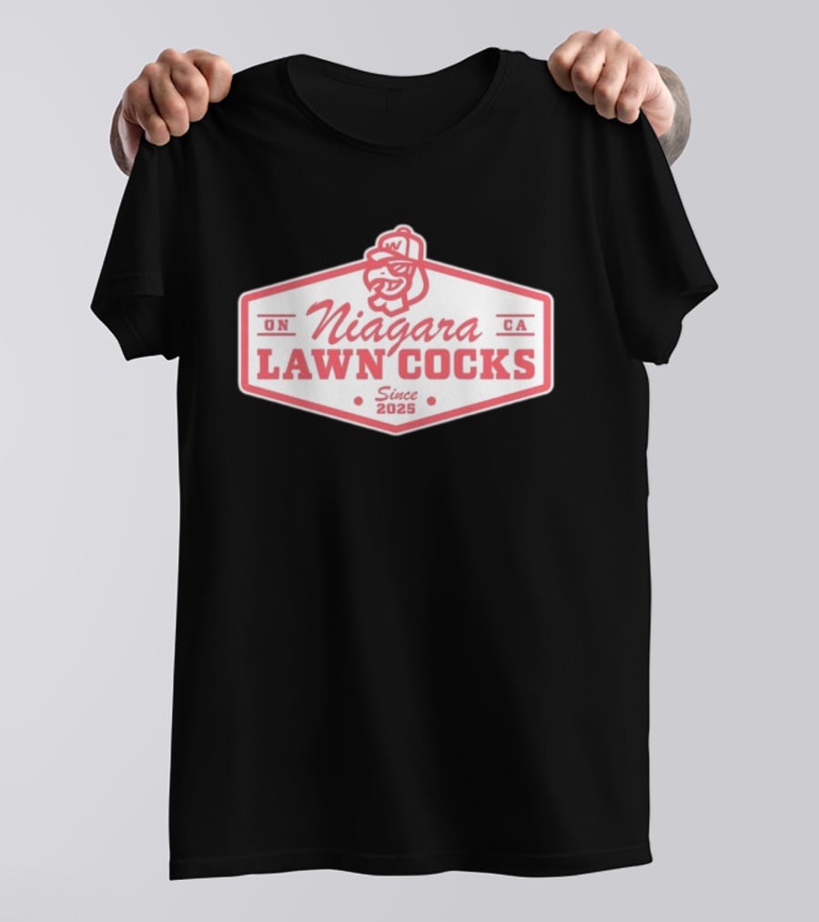 ON Niagara Lawn Cocks CA Since 2025 Rooster T-Shirt