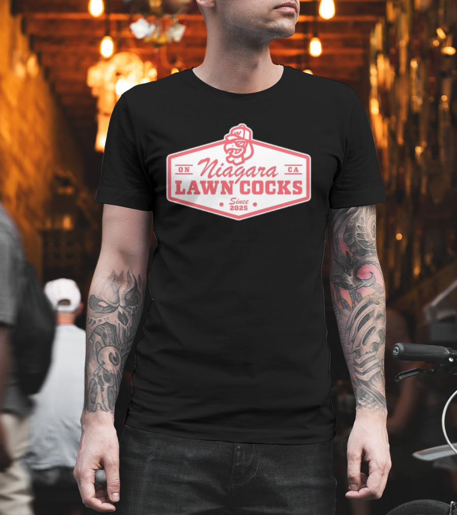 ON Niagara Lawn Cocks CA Since 2025 Rooster T-Shirt