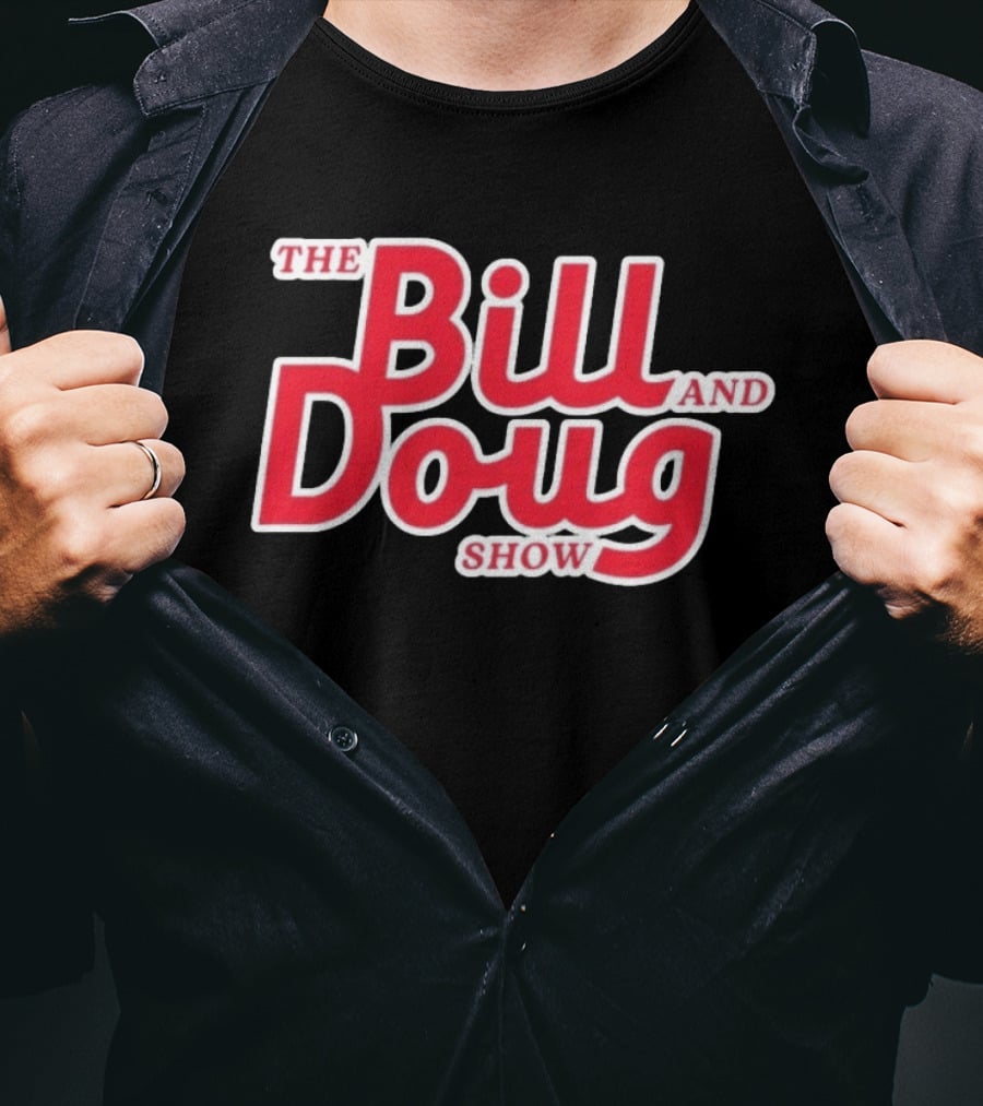 Ohio State Buckeyes The Bill And Doug Show Red Lettering T-Shirt