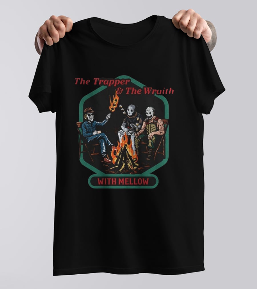 The Trapper And The Wraith With Mellow Campfire Scene T-Shirt