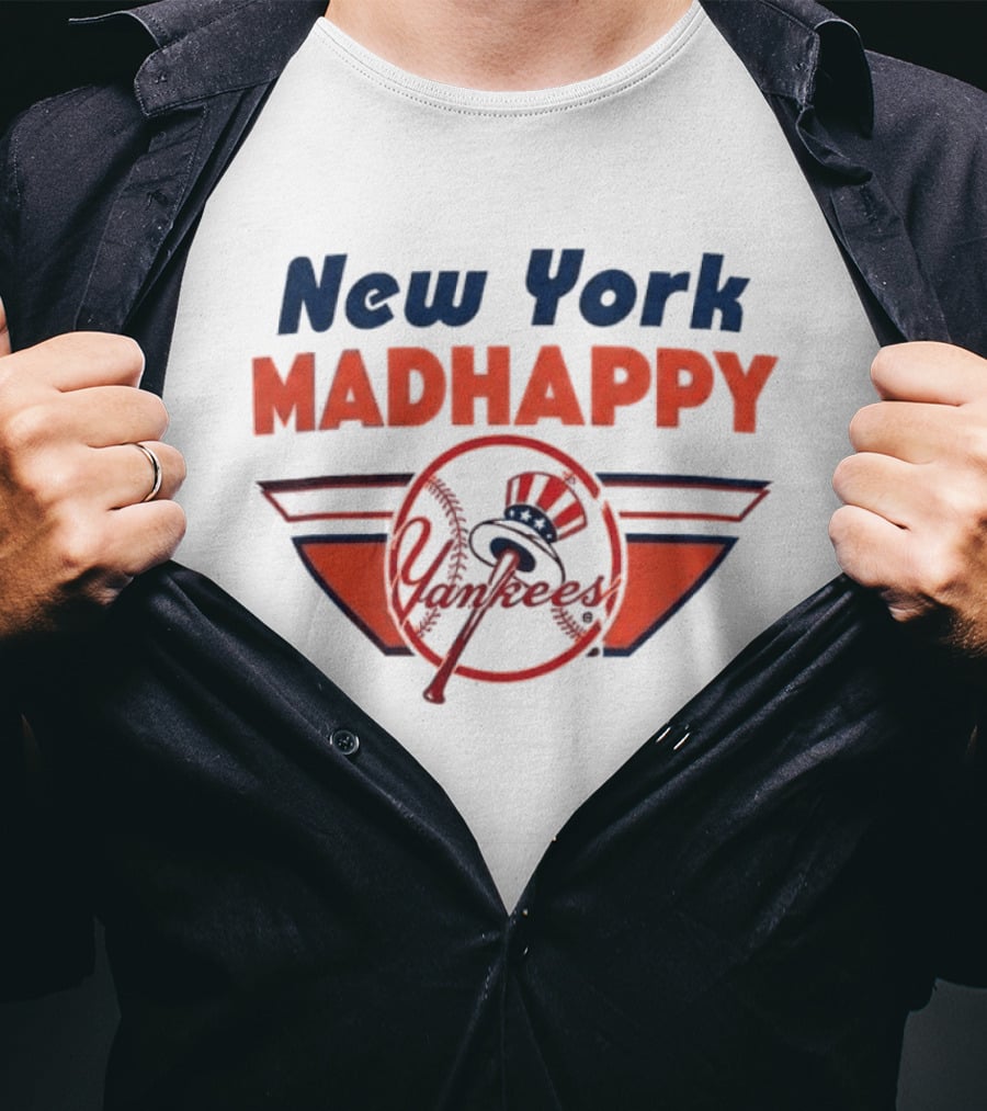 Madhappy New York Yankees 2026 Collaboration With Iconic Baseball T-Shirt