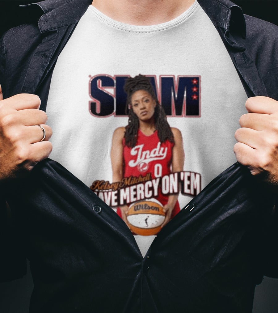 SLAM Indy Kelsey Mitchell Have Mercy On 'Em Basketball T-Shirt