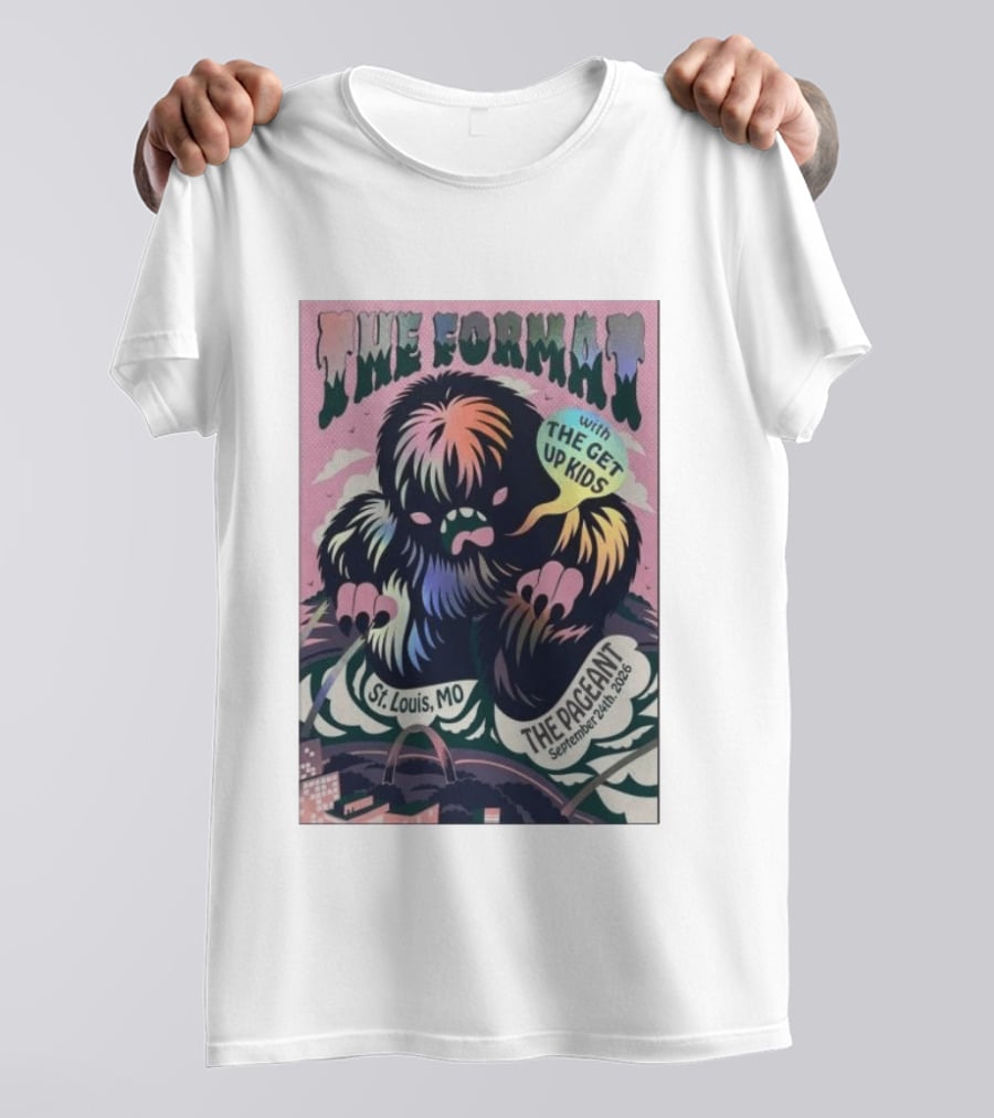 The Format The Get Up Kids St. Louis MO The Pageant September 24th 2026 T-Shirt