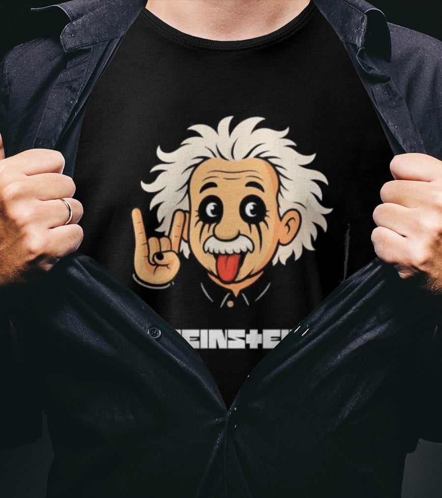 Rammstein Einstein Rock Metal Mashup Iconic Fusion T-Shirt
