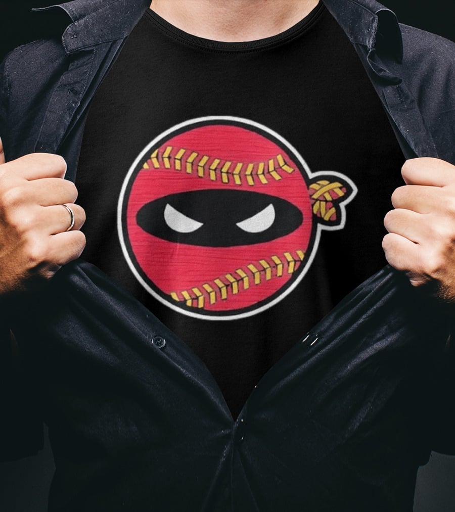 Atlanta Braves Baseball Ninja Face Mask Stitching T-Shirt