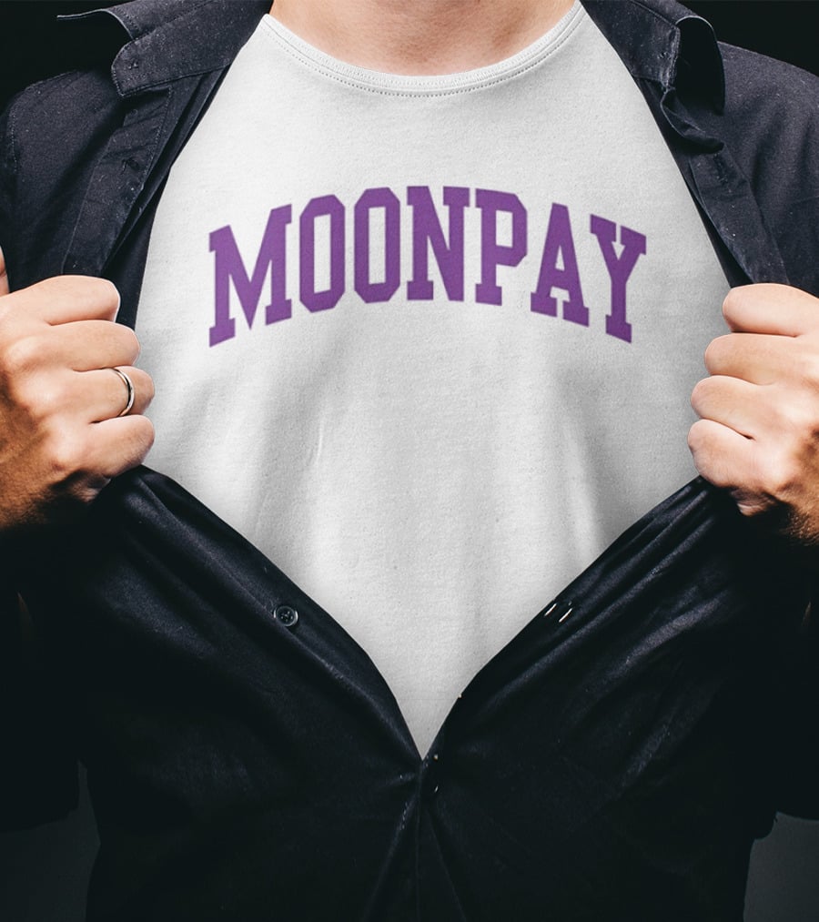 MoonPay Crypto Payment Fintech Blockchain MoonPay T-Shirt