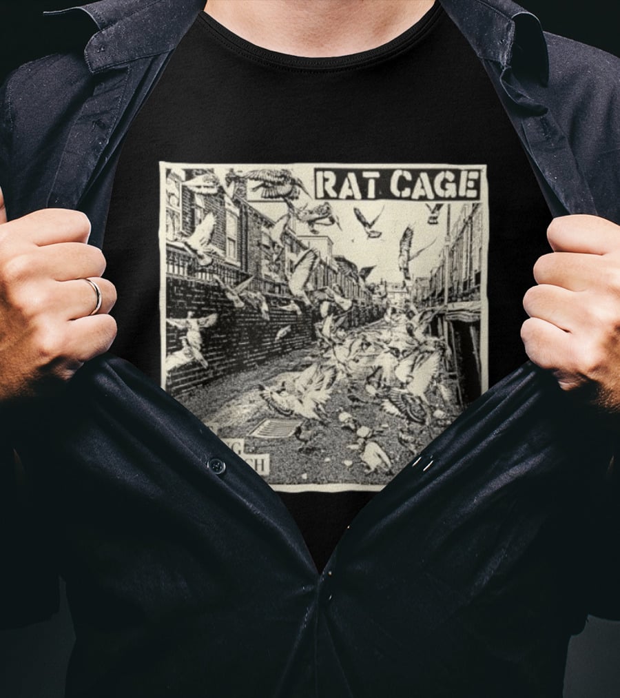 Rat Cage Not Asking For Much Pigeon Alley Scene T-Shirt